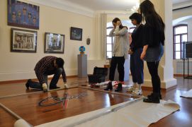 Студенты Колледжа искусств творят в залах Национальной галереи